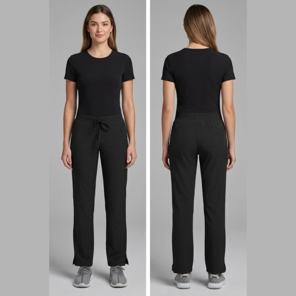 Healing Hands Purple Label Taylor Scrubs Pants 9905T Black XS Tall Lot of 2